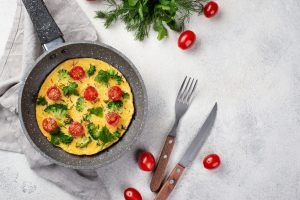 omelette caprese