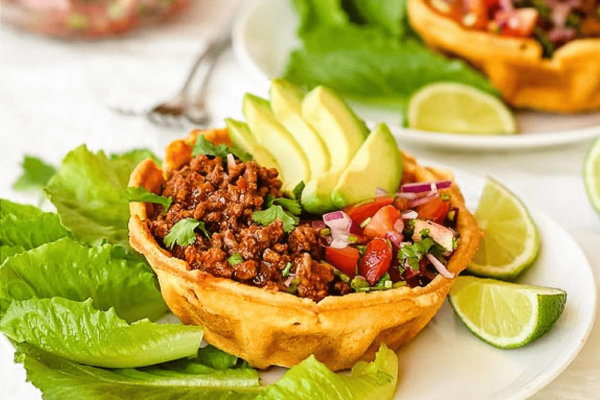 tacos de chafles keto