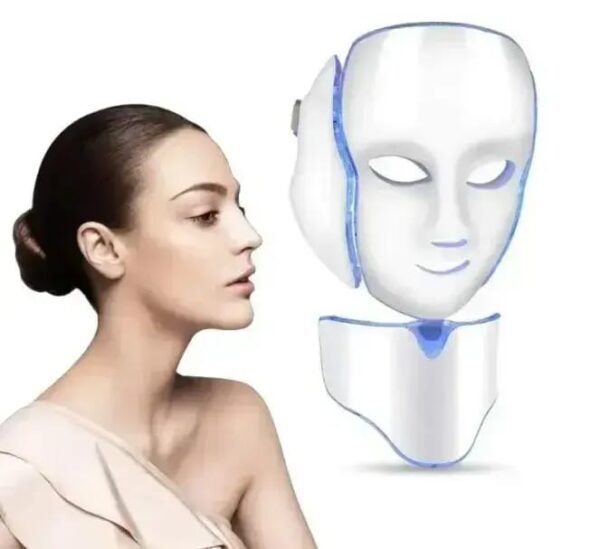 Mascara de fototerapia led antienvejecimiento facial ´cuello 7 colores